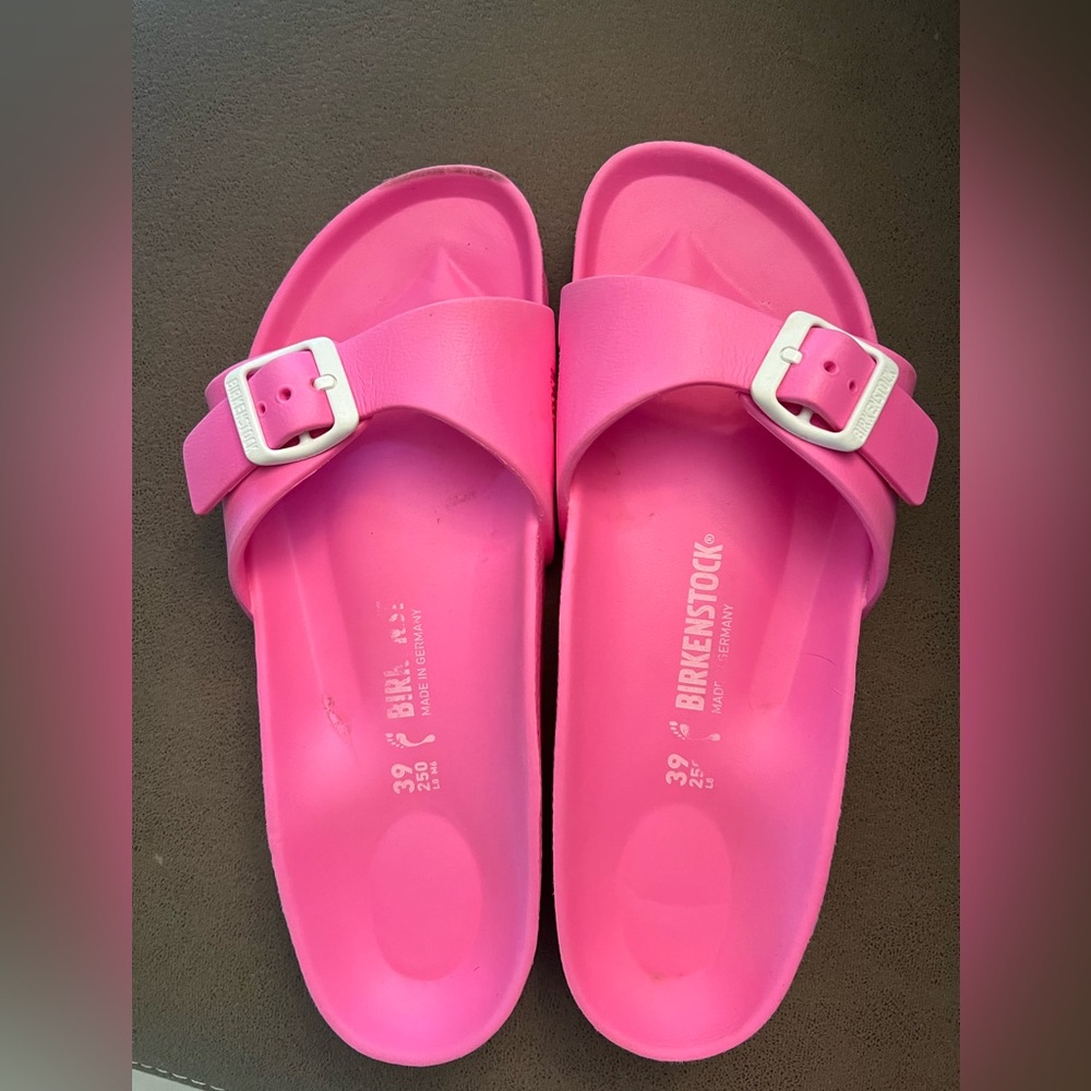 Birkenstock Pink EVA Madrid Slide Sandals